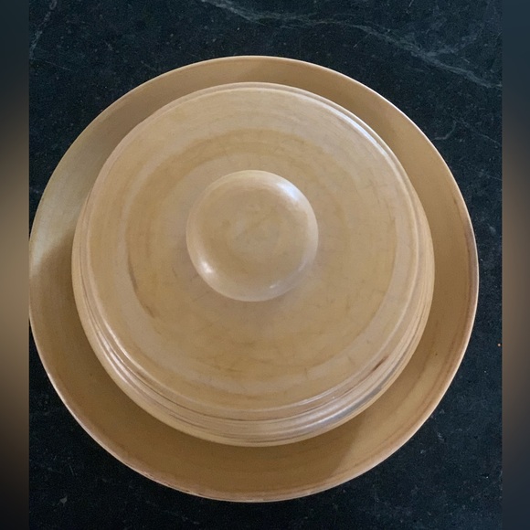 CERA BELLE | Vintage Cera Belle butter/cheese dish - Picture 2 of 5